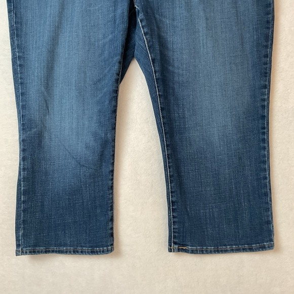 Levis 311 Shaping Skinny Capri Jeans Womens Plus 20W Blue Denim - Picture 3 of 14
